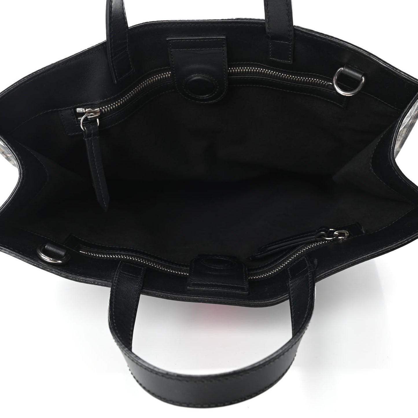 GG Supreme Monogram Caleido Web Vertical Tote Black