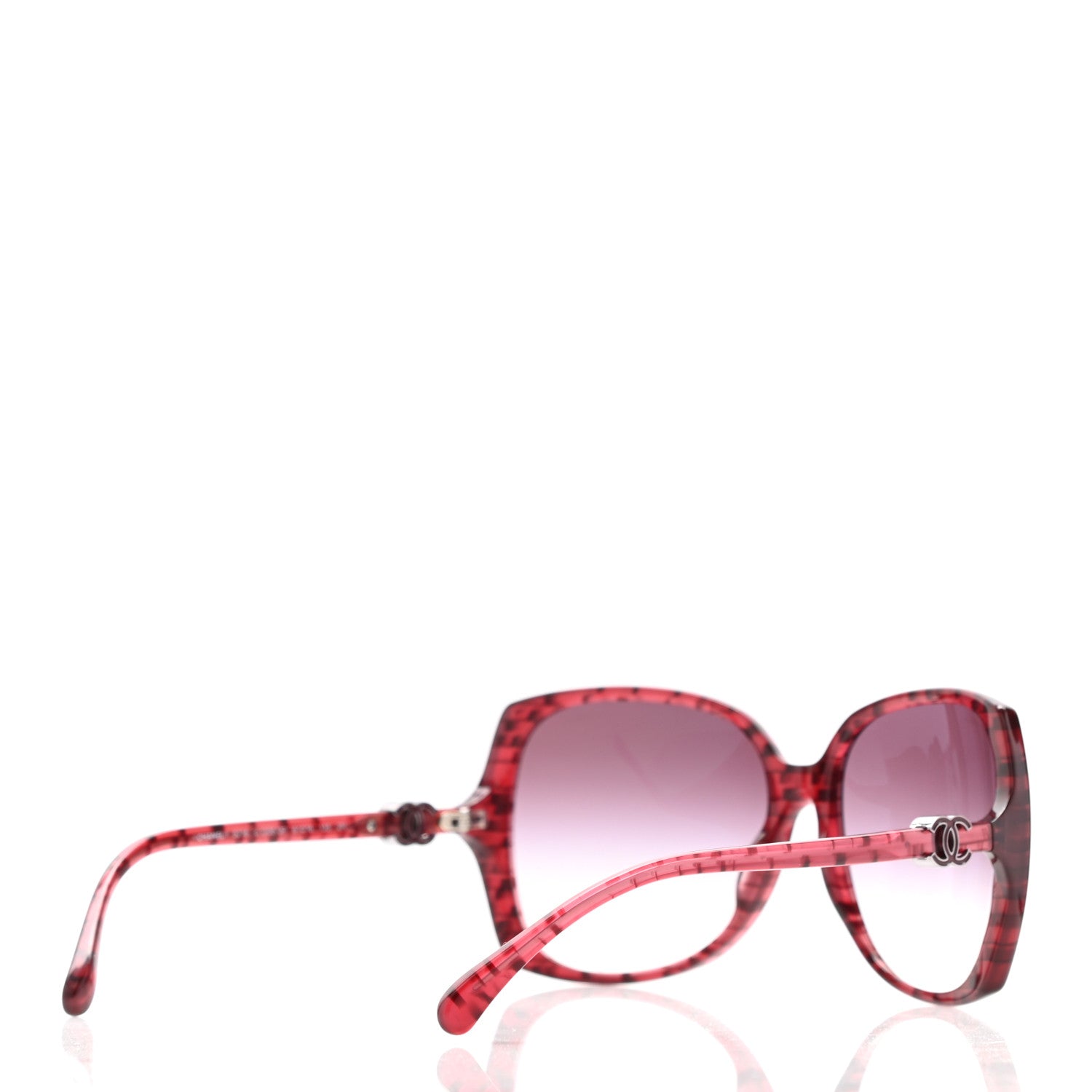 Chanel CC Sunglasses 5216 Red 4 of 7
