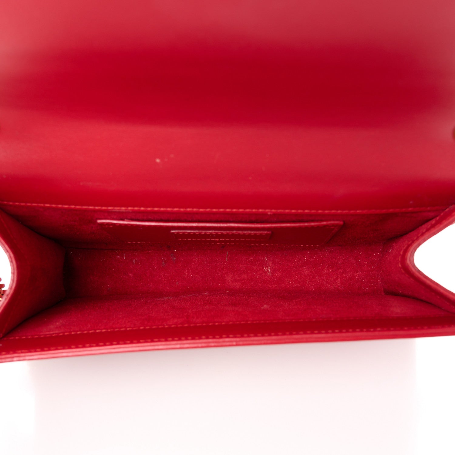 Saint Laurent Smooth Calfskin Medium Classic Monogram Kate Tassel Satchel Lipstick Red 5 of 11