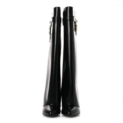 Givenchy Calfskin Shark Lock Pant Boots 37.5 Black 3 of 13