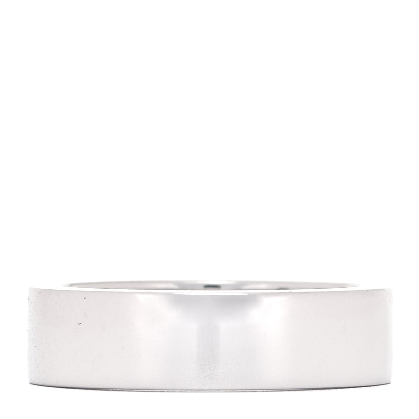 18K White Gold Diamond 5.5mm Christmas LOVE Ring 52 6
