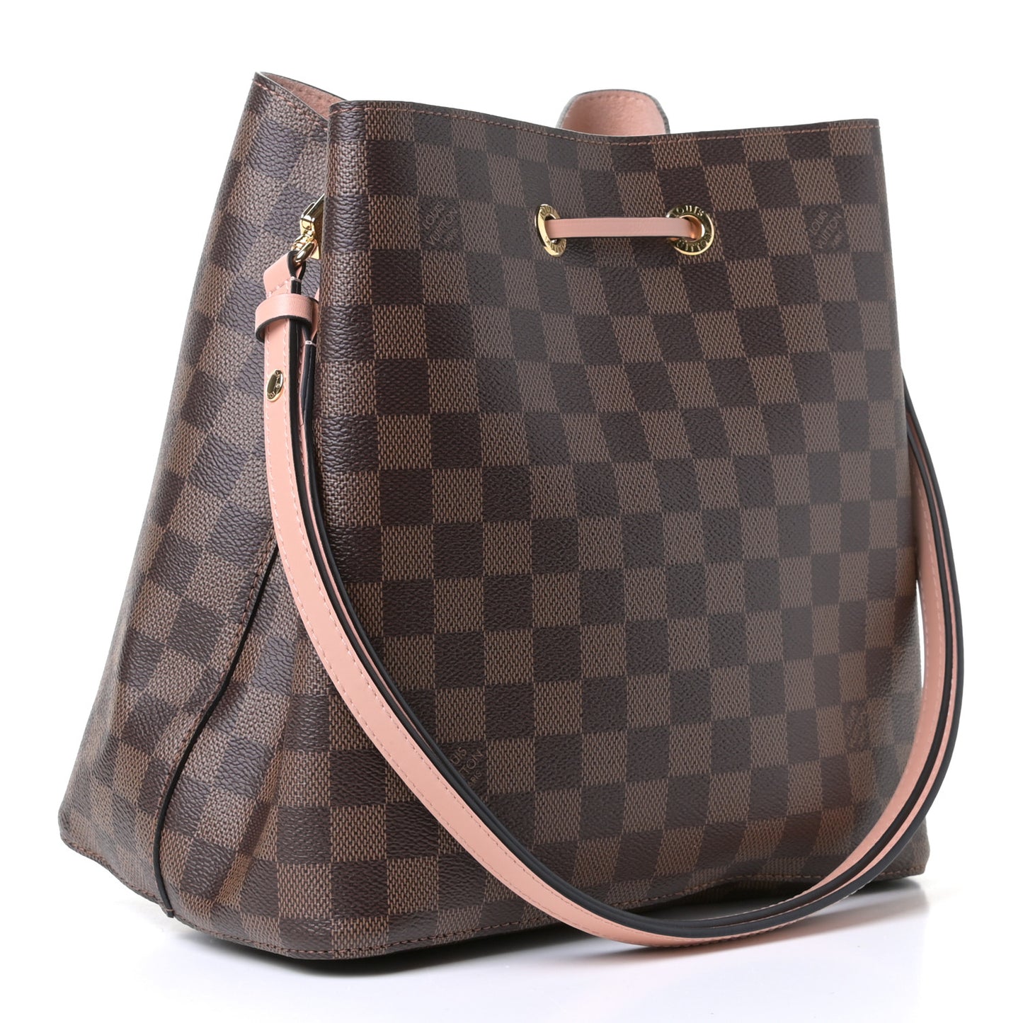 Damier Ebene Neonoe MM Venus Pink