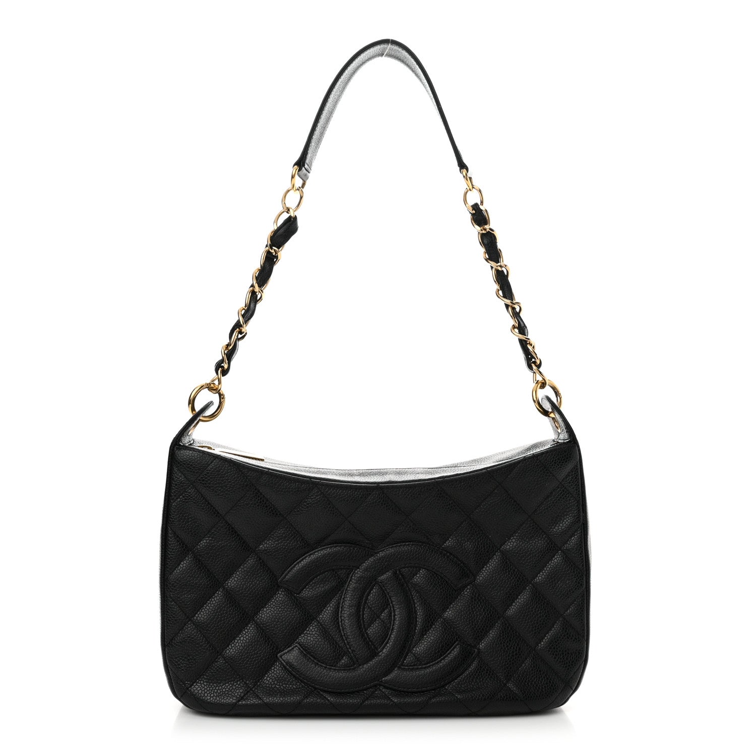 Chanel Caviar Quilted Timeless CC Shoulder Bag Black 1 of 14