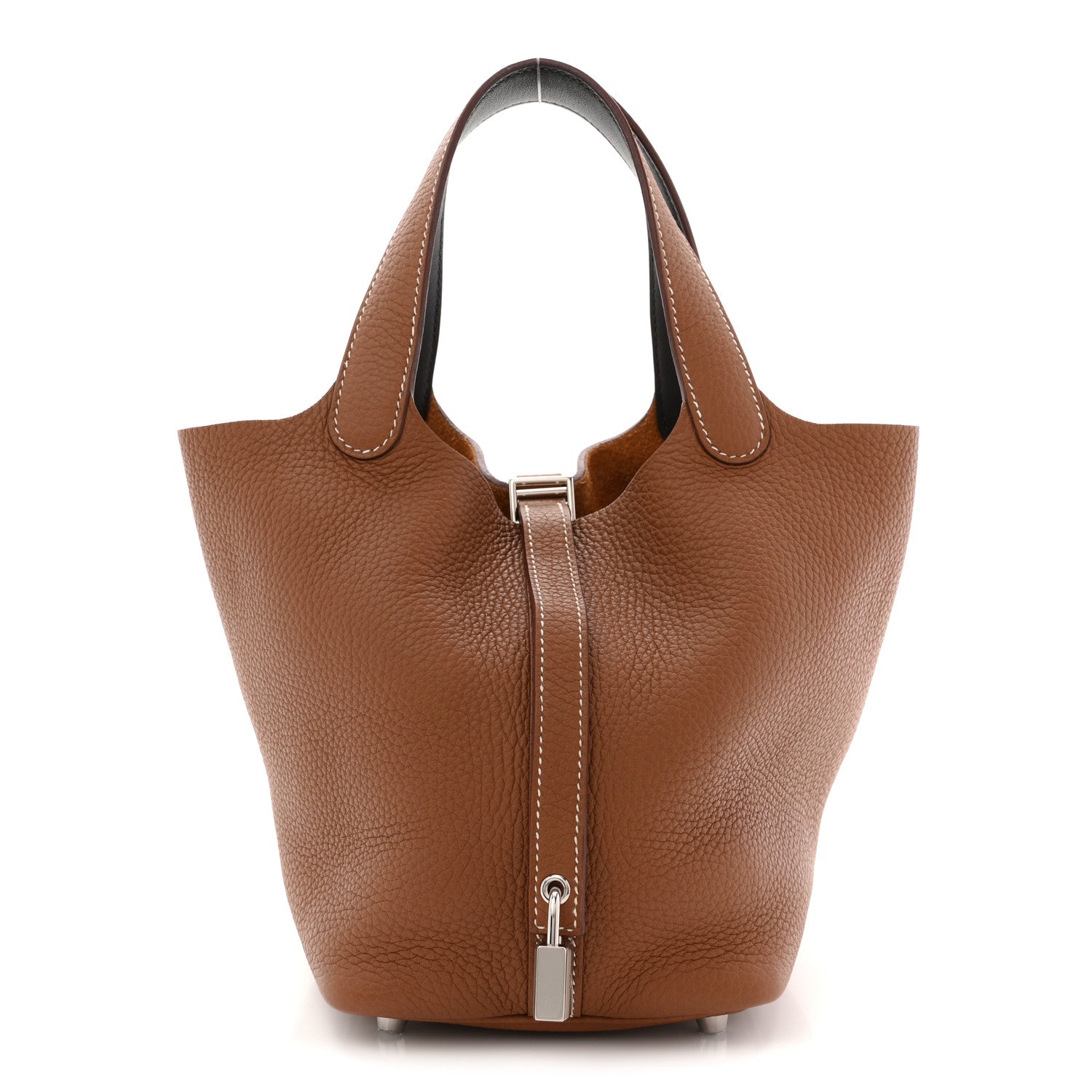 Hermes Taurillon Clemence Swift Eclat Picotin Lock 18 PM Gold Ebene 1 of 11