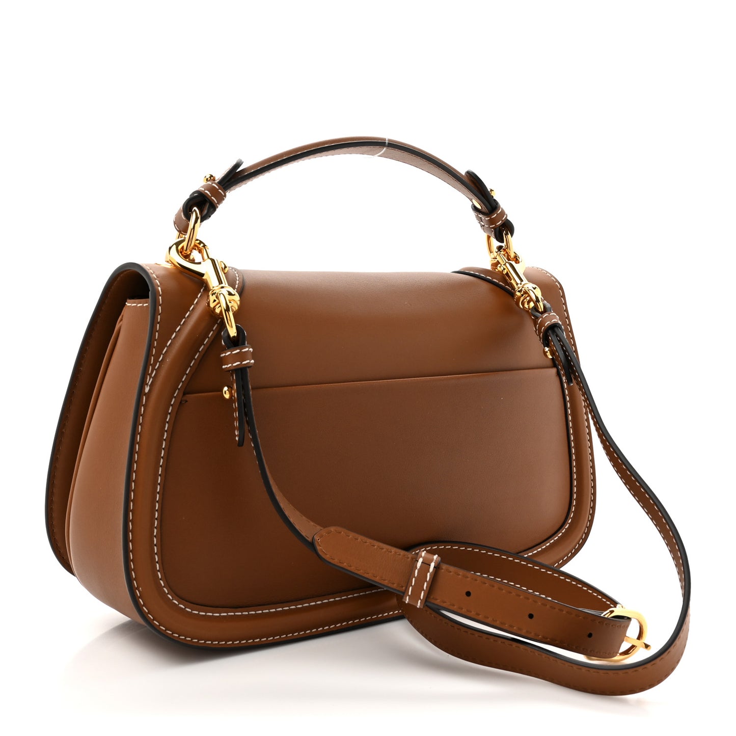 Calfskin Large Blondie Top Handle Flap Bag Sundial