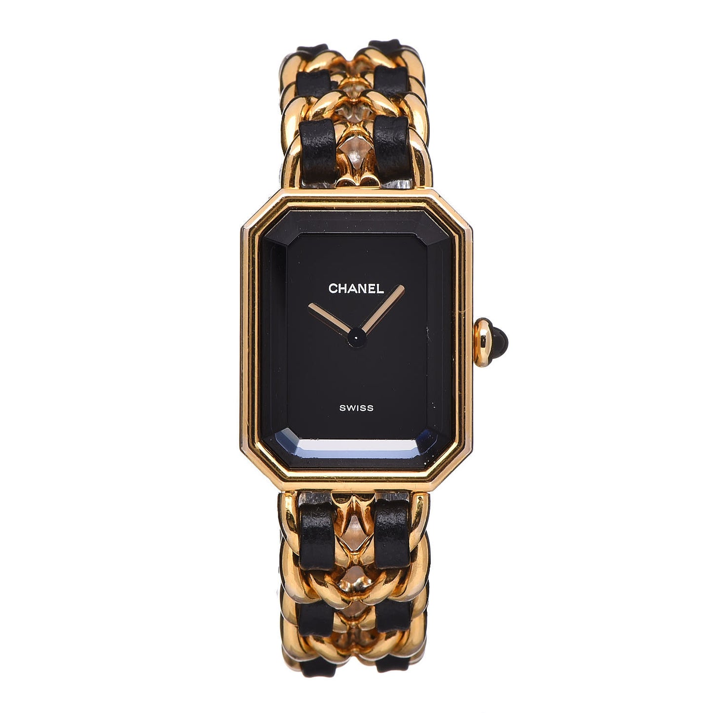 Stainless Steel Lambskin 20mm Chain Premiere Quartz Watch Gold M