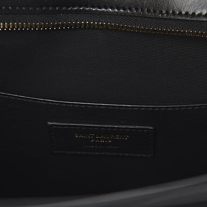 Saint Laurent Calf Hair Calfskin Monogram Medium Uptown Tote Black 8 of 11