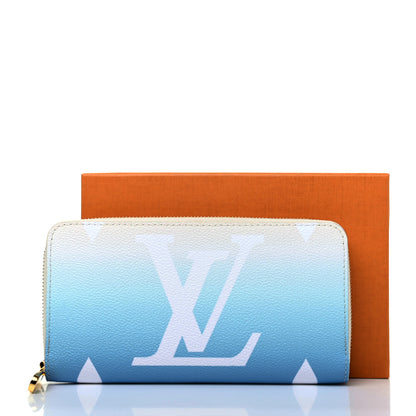 Louis Vuitton Monogram Giant By The Pool Zippy Wallet Blue 7 of 7