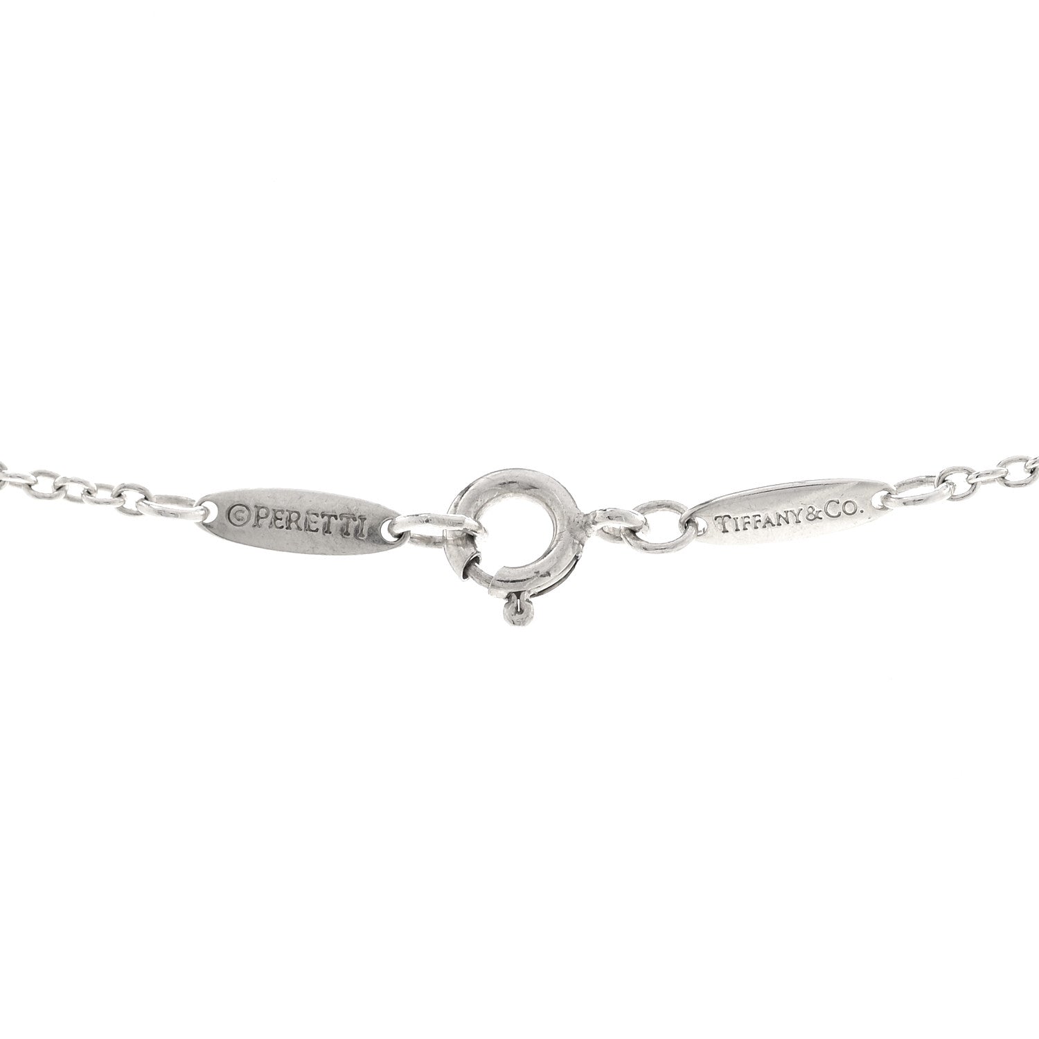 Tiffany Sterling Silver Large Crown Key Pendant Necklace 5 of 5