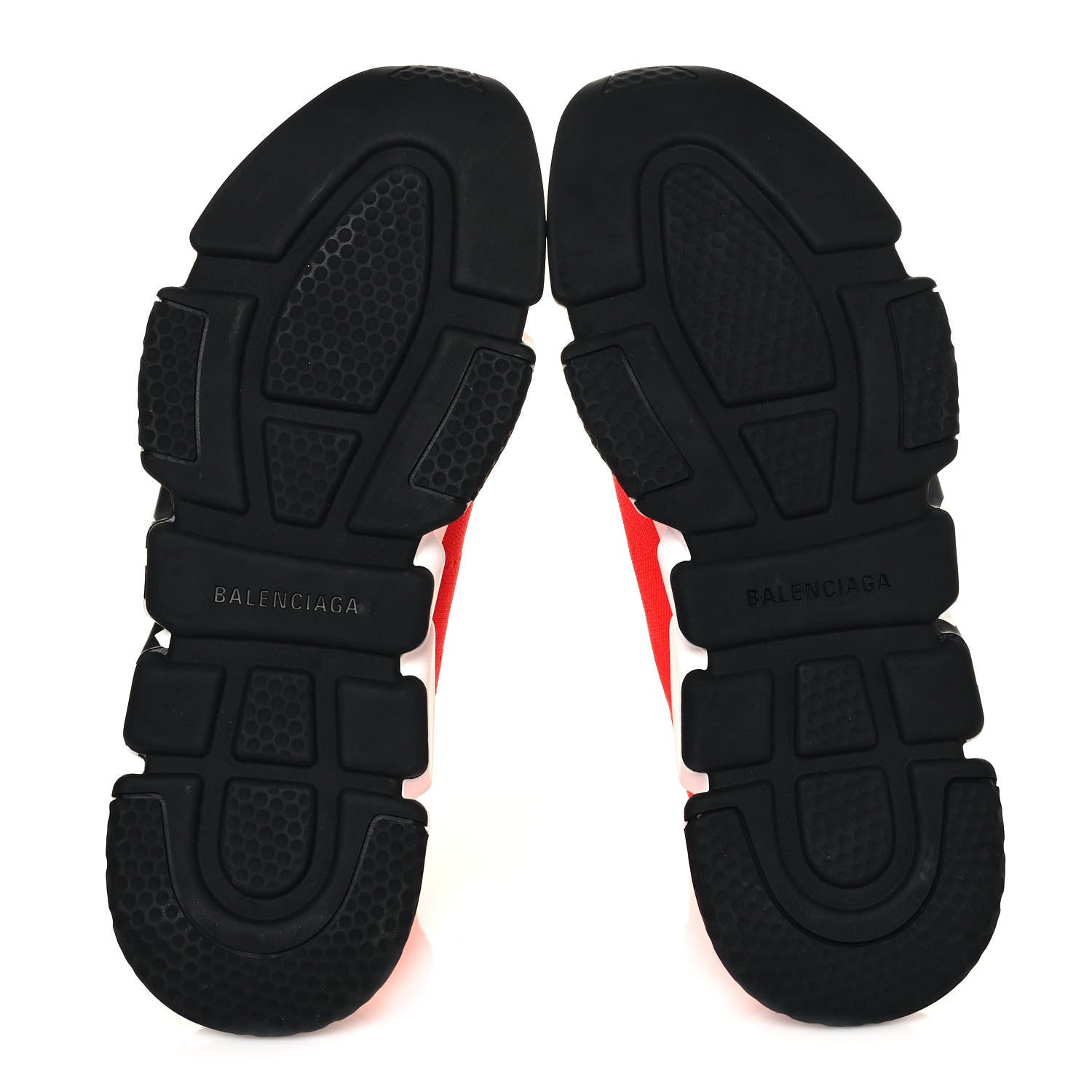 Balenciaga Neoprene Knit Mens Speed Graffiti Sneakers 43 Red White Black 5 of 9