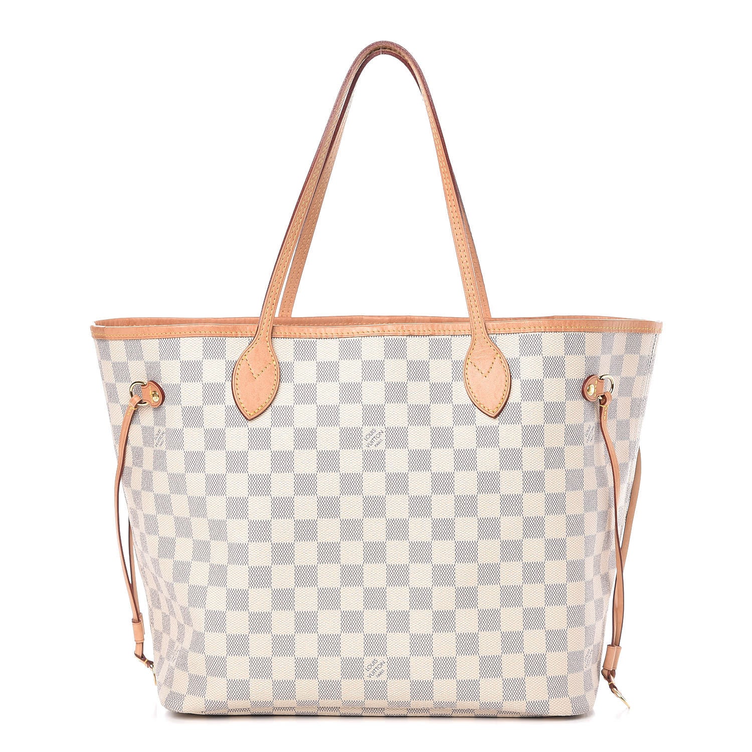 Louis Vuitton Damier Azur Neo Neverfull MM Rose Ballerine 3 of 24