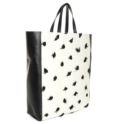 Celine Wool Lambskin Vertical Cabas Black 3 of 8