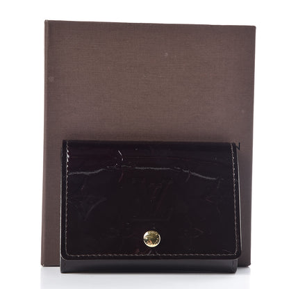 Louis Vuitton Vernis Business Card Holder Amarante 8 of 8