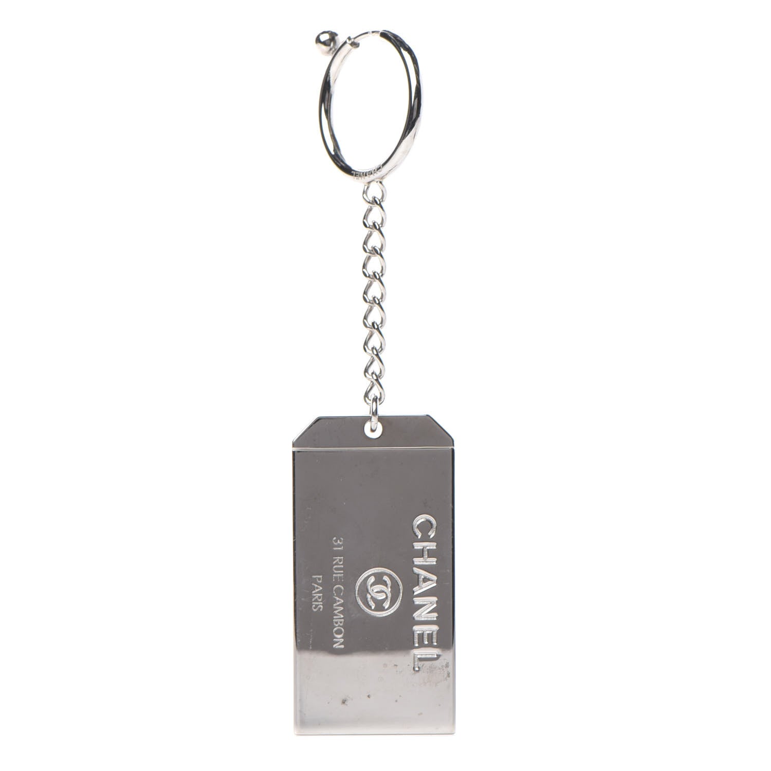 Chanel Metal Mirror Charm Silver 1 of 3