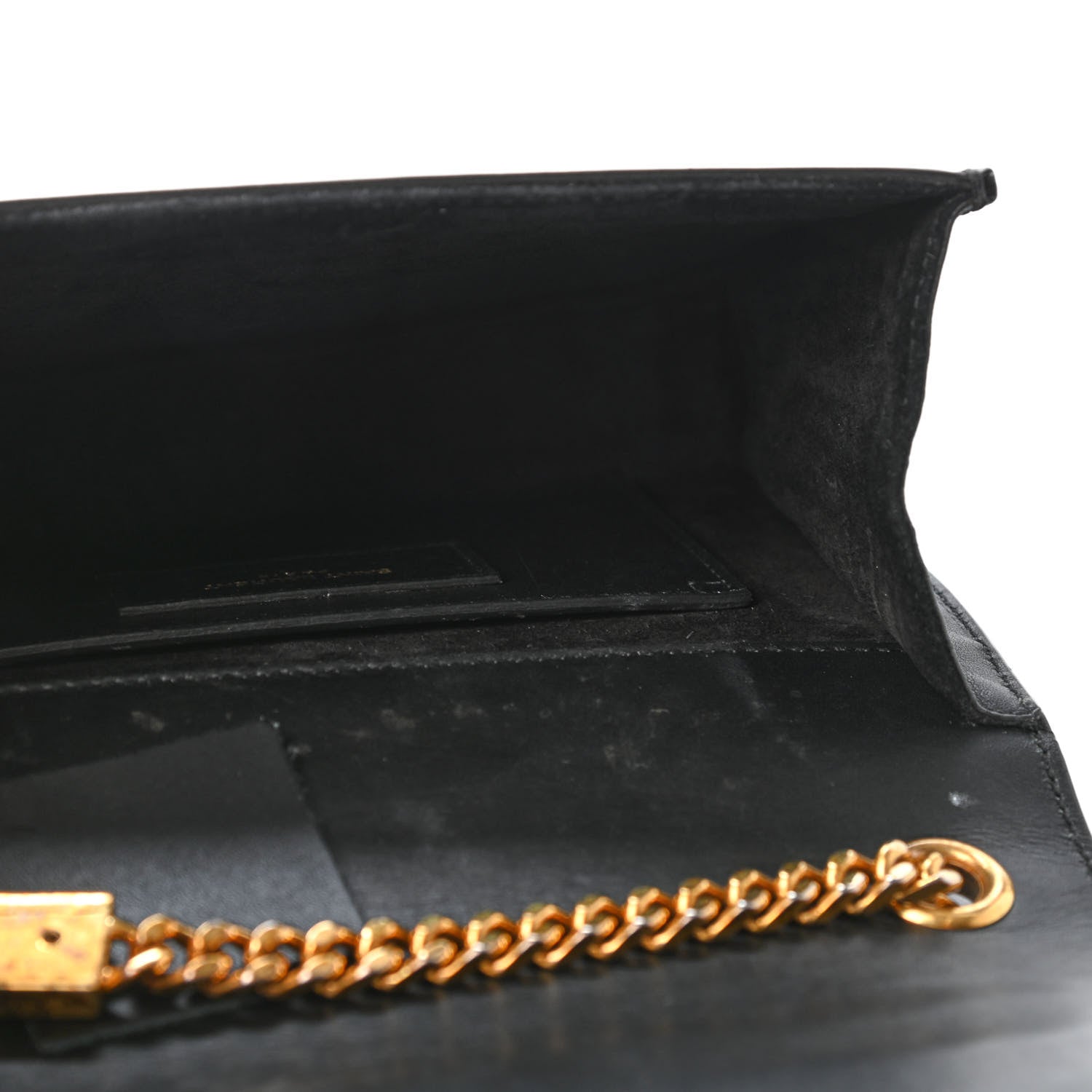 Saint Laurent Calfskin Small Classic Monogram Kate Tassel Satchel Black 4 of 4