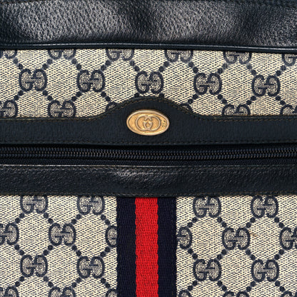 Gucci GG Plus Monogram Canvas Web Shoulder Bag Blue 7 of 14
