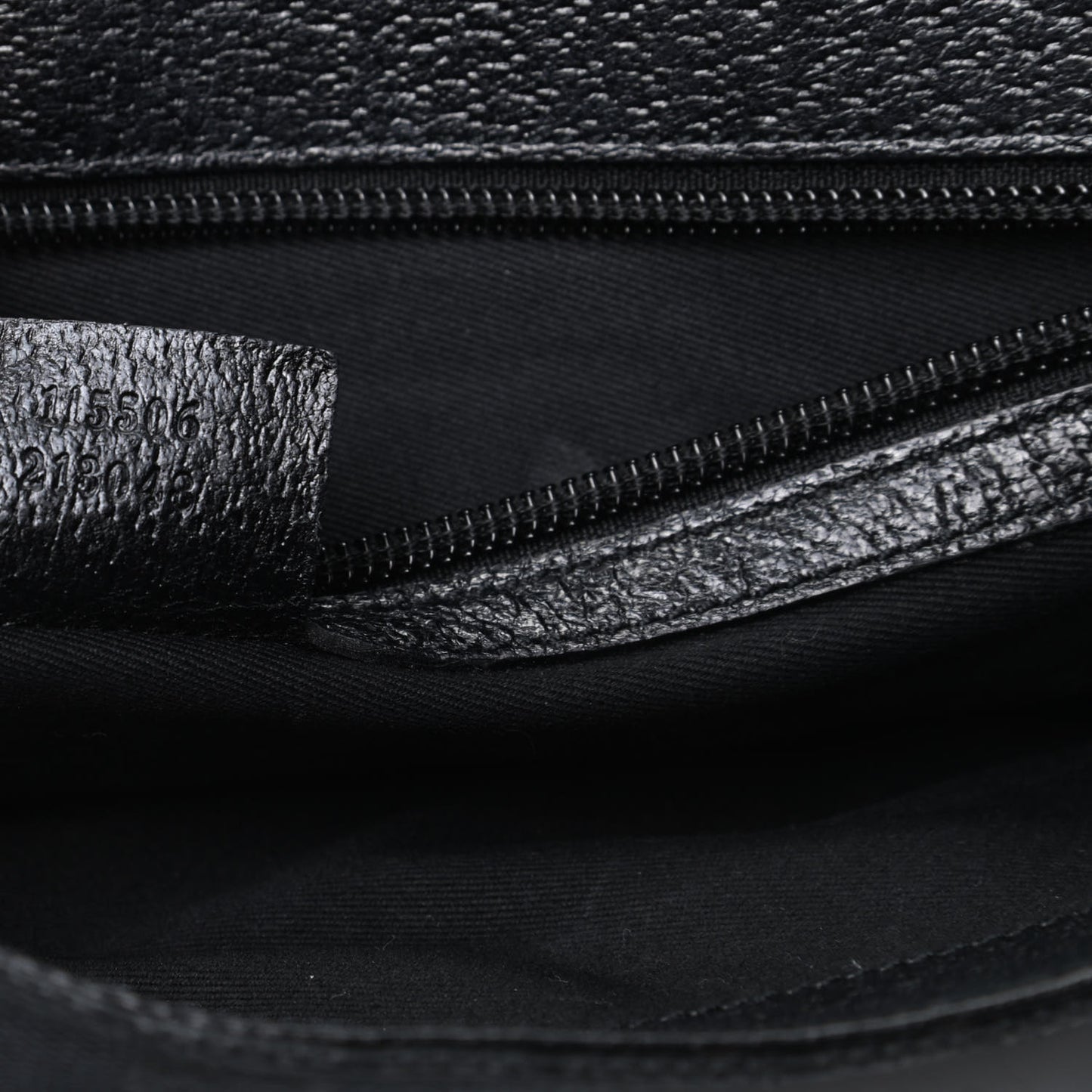 Monogram Calfskin Double Buckle Flap Messenger Bag Black