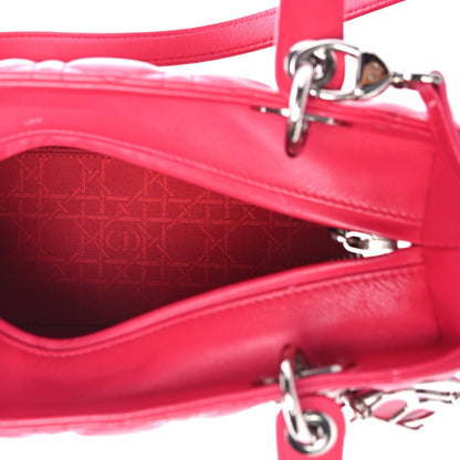 Christian Dior Lambskin Cannage Medium Lady Dior Pink 4 of 8