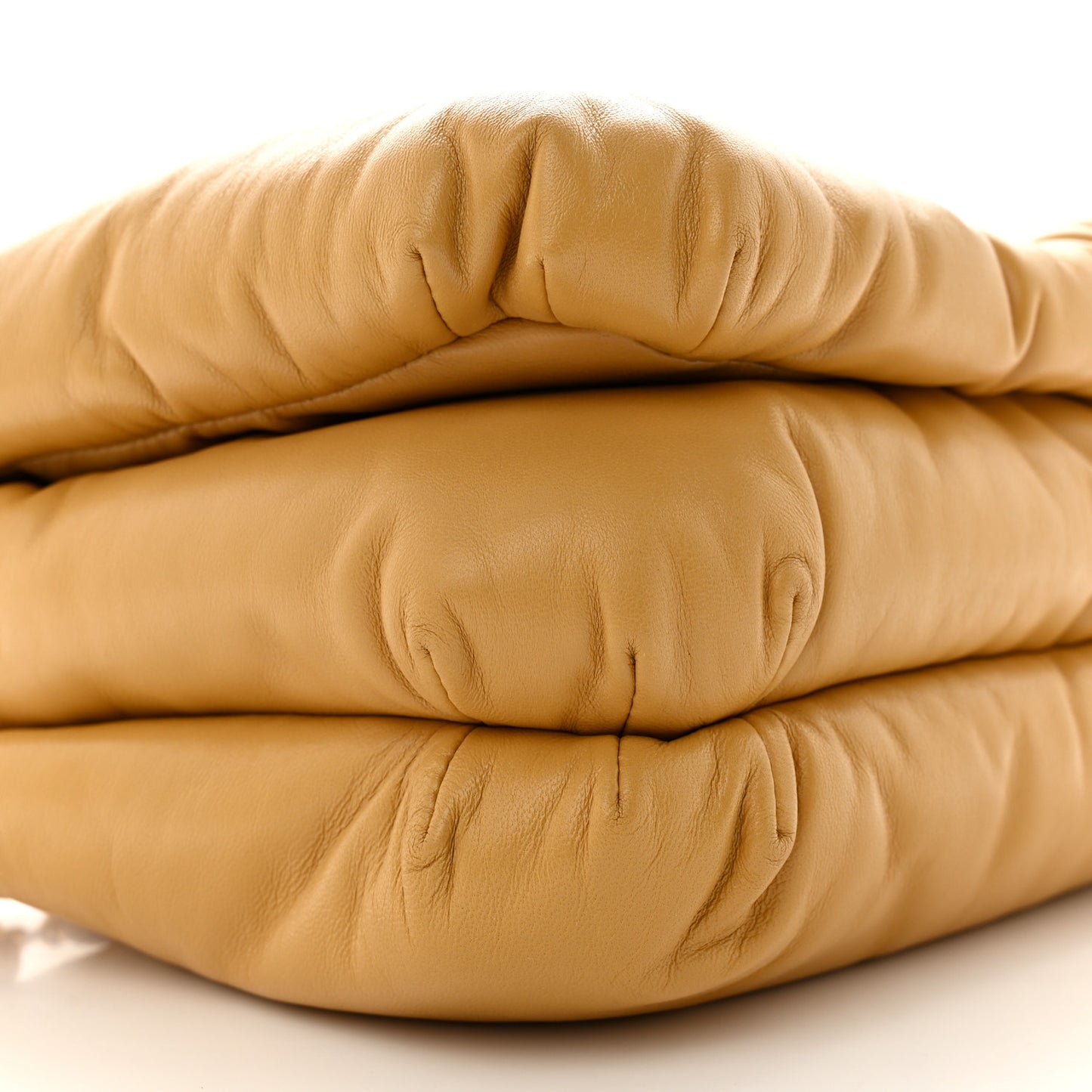 Lambskin Goya Puffer Bag Oak