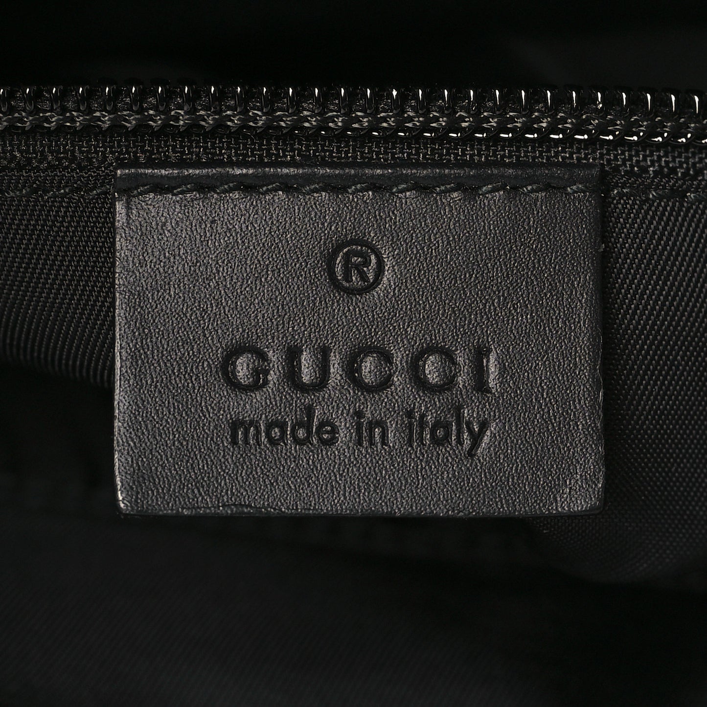 GG Supreme Monogram Web Messenger Bag Black