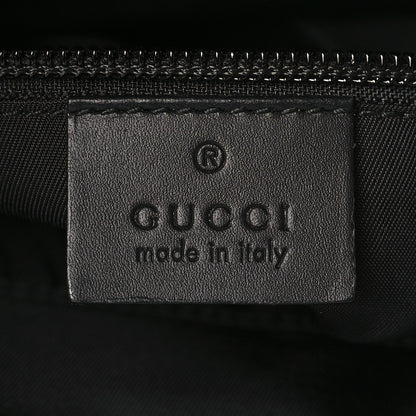 Gucci GG Supreme Monogram Web Messenger Bag Black 6 of 9