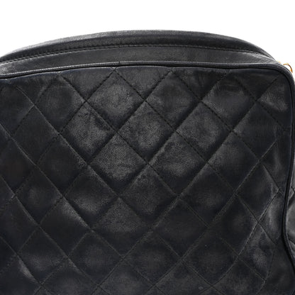 Chanel Lambskin Quilted Tassel Camera Case Black 12 of 13