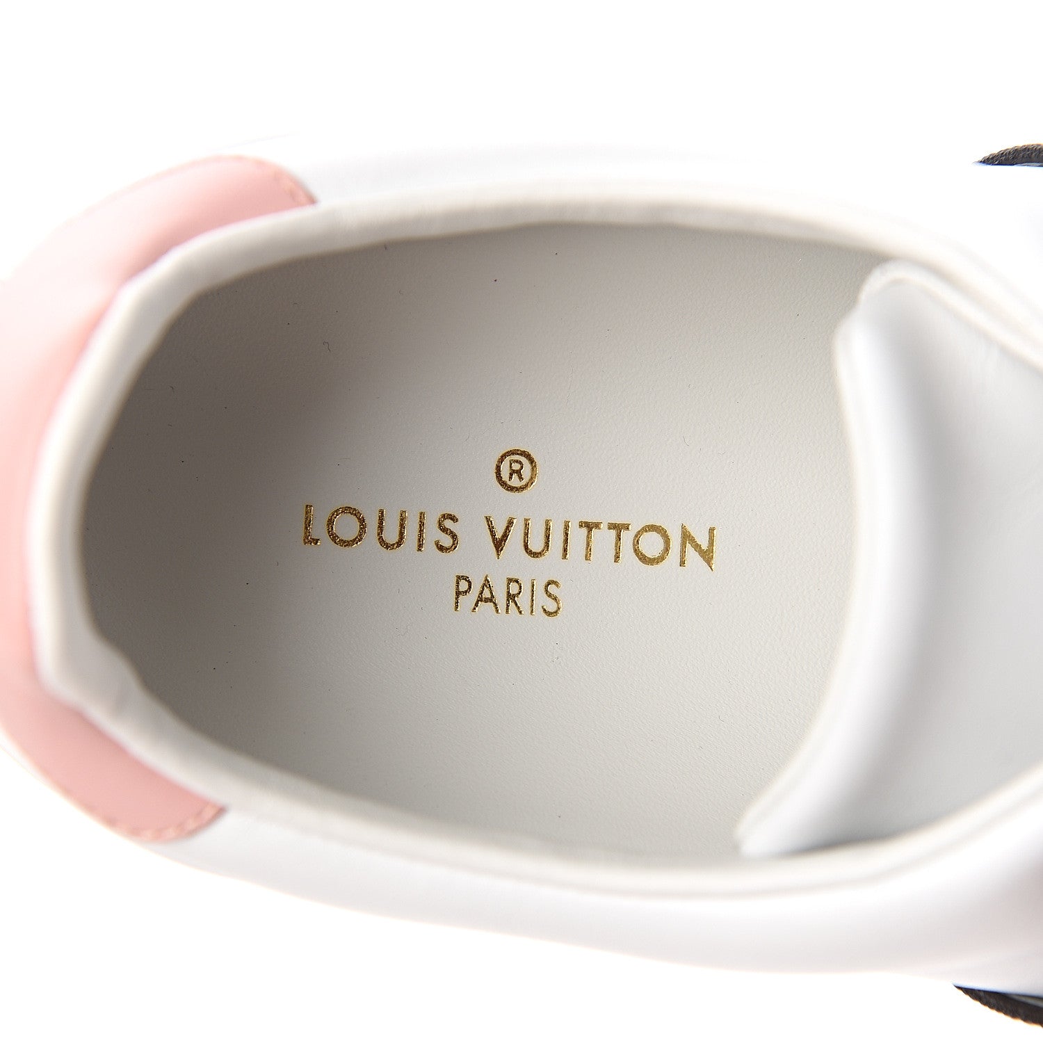 Louis Vuitton Calfskin Monogram Striped Frontrow Sneakers 39 White 8 of 11