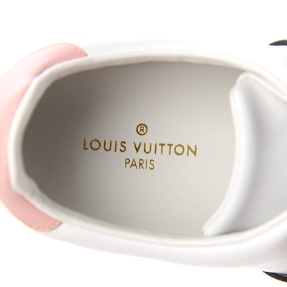 Louis Vuitton Calfskin Monogram Striped Frontrow Sneakers 39 White 8 of 11