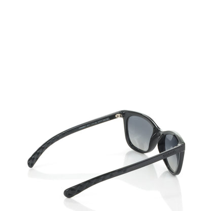 Chanel Cat Eye Chain Sunglasses 6041 Black 3 of 5