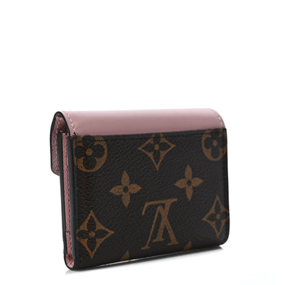 Louis Vuitton Monogram Zoe Wallet Rose Ballerine 3 of 7