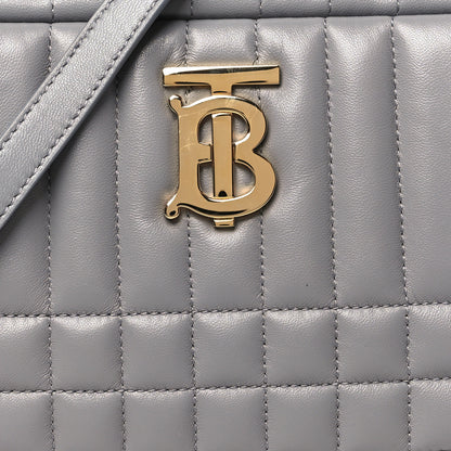 Burberry Calfskin Quilted Small Lola Camera Bag Grey 7 of 9