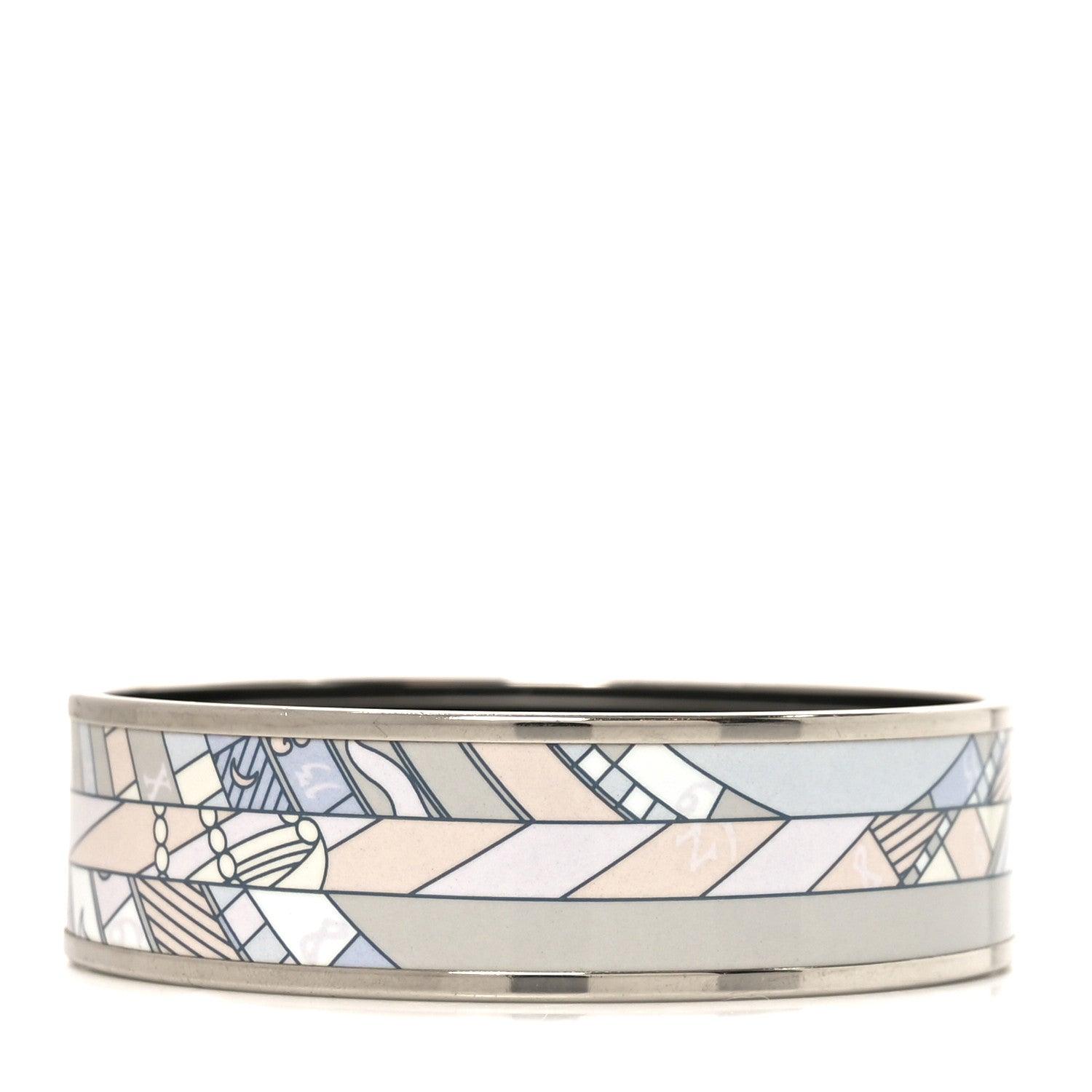 Hermes Enamel Printed Wide Astrologie Nouvelle Bracelet 70 3 of 6