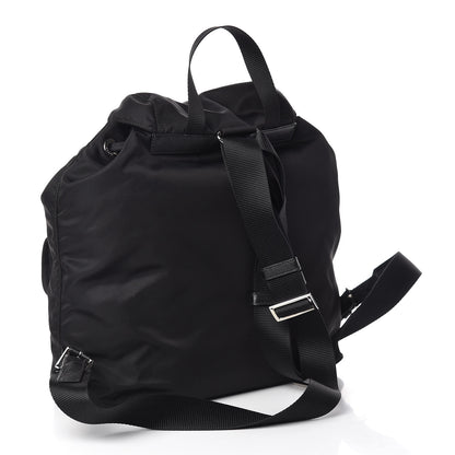 Prada Tessuto Nylon Saffiano Medium Backpack Black 3 of 12