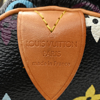 Louis Vuitton Monogram Multicolor Speedy 30 Black 6 of 9