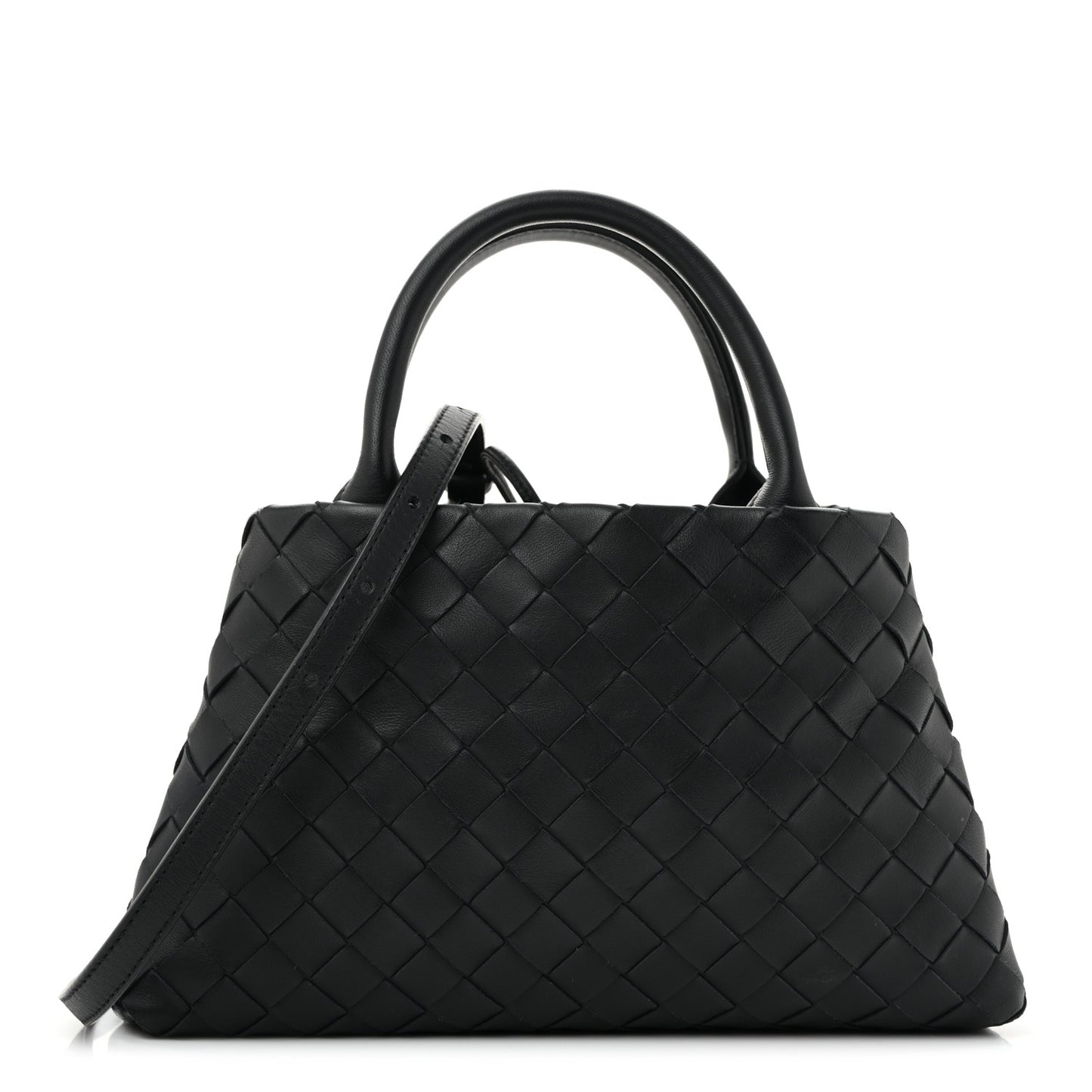 Nappa Intrecciato Small Tote Black