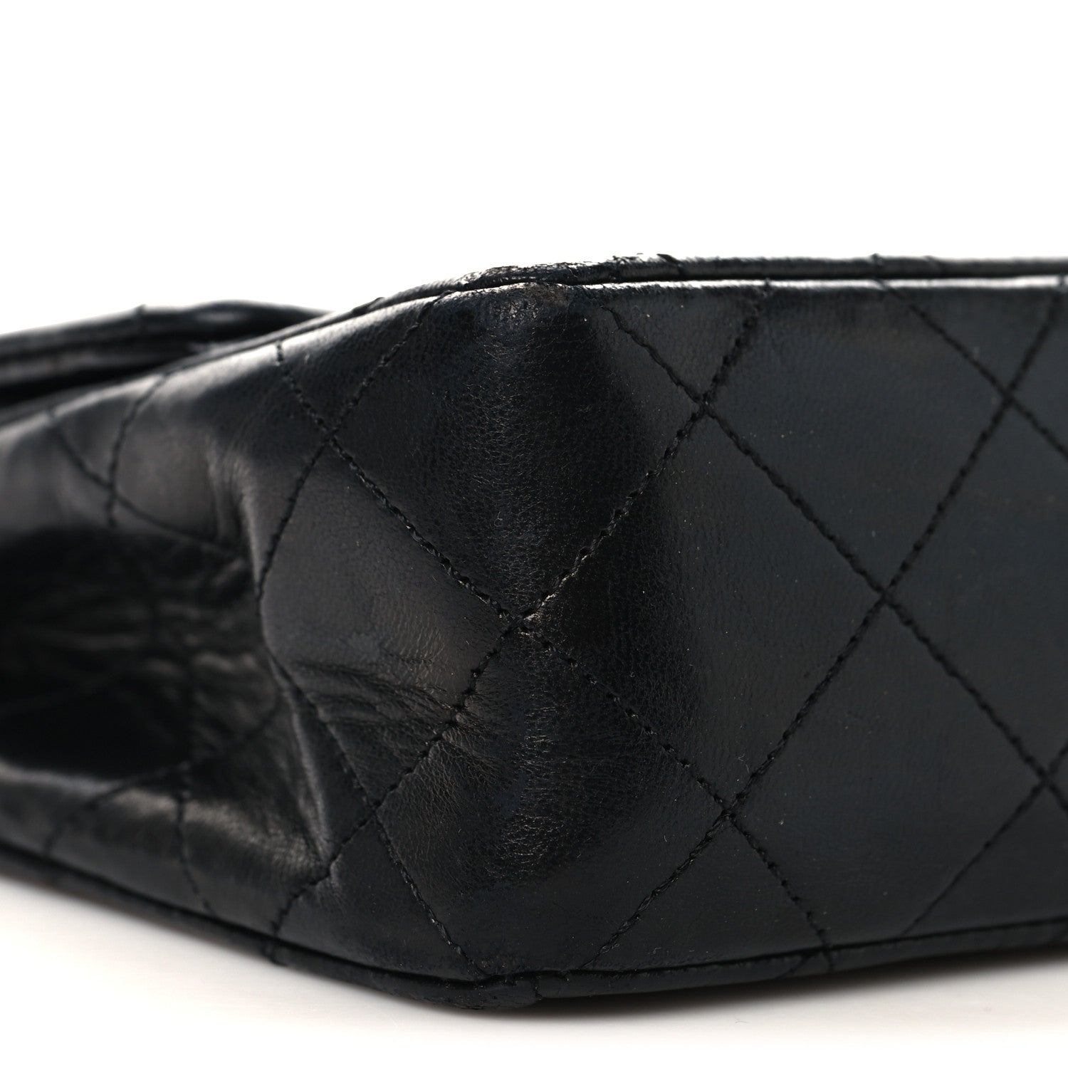 Chanel Lambskin Quilted Small Double Flap Black 9 of 14