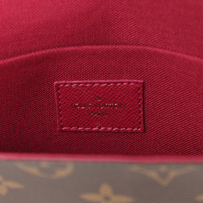 Louis Vuitton Monogram Pochette Felicie Chain Wallet Fuchsia 7 of 13
