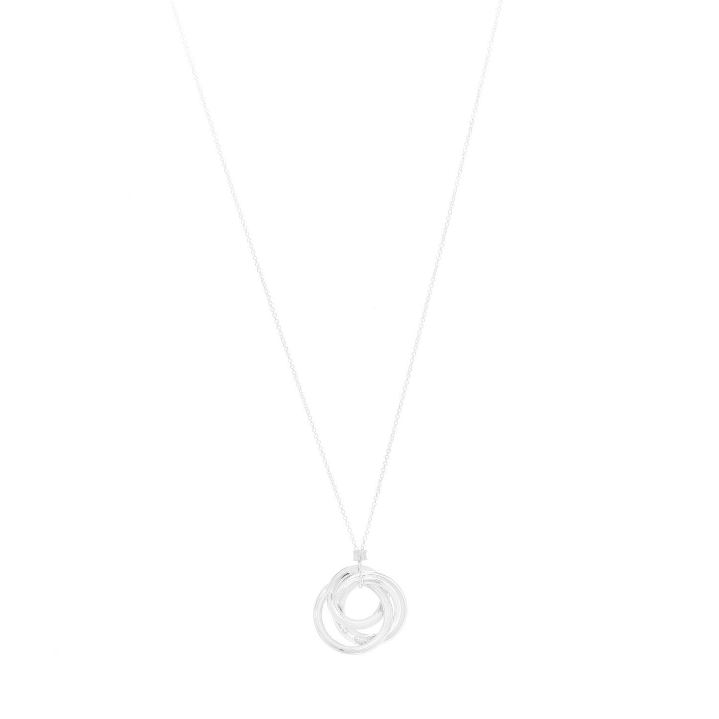 Sterling Silver 1837 Circles Pendant Necklace