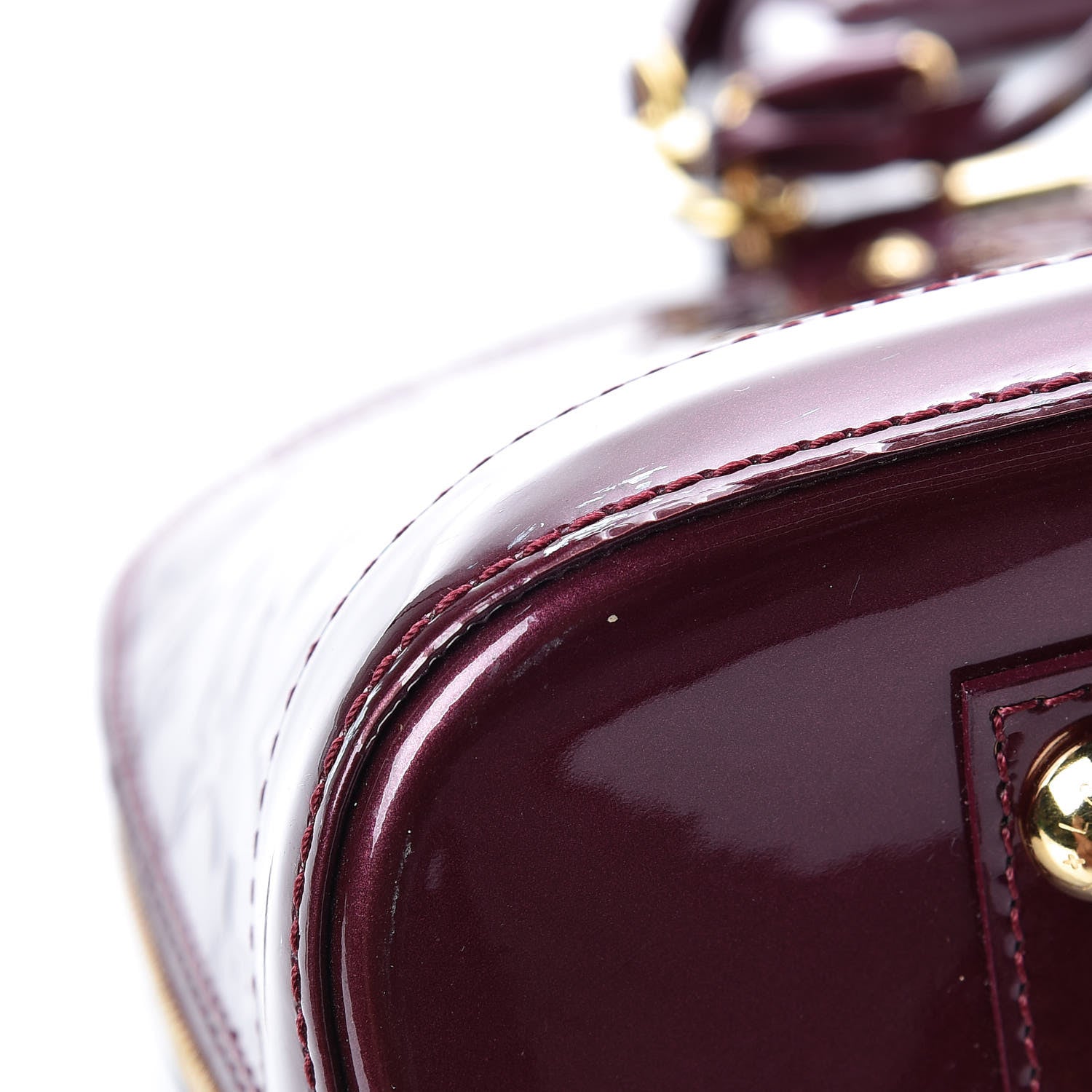 Louis Vuitton Vernis Alma PM Rouge Fauviste 14 of 18
