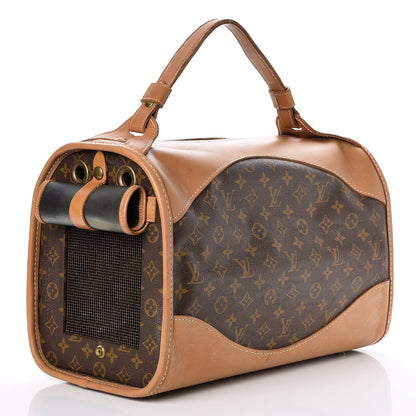 Louis Vuitton Monogram French Company Pet Carrier 3 of 13
