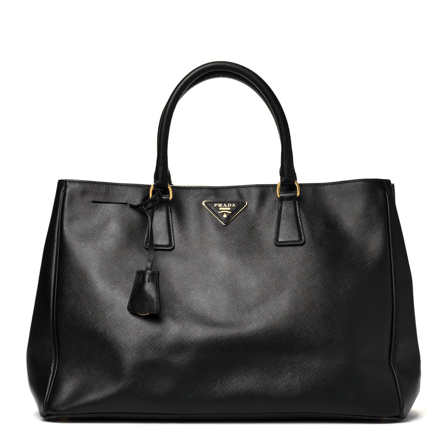 Saffiano Lux Large Tote Black