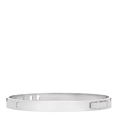 Hermes 18K White Gold Diamond PM H D'Ancre Bracelet ST 2 of 4