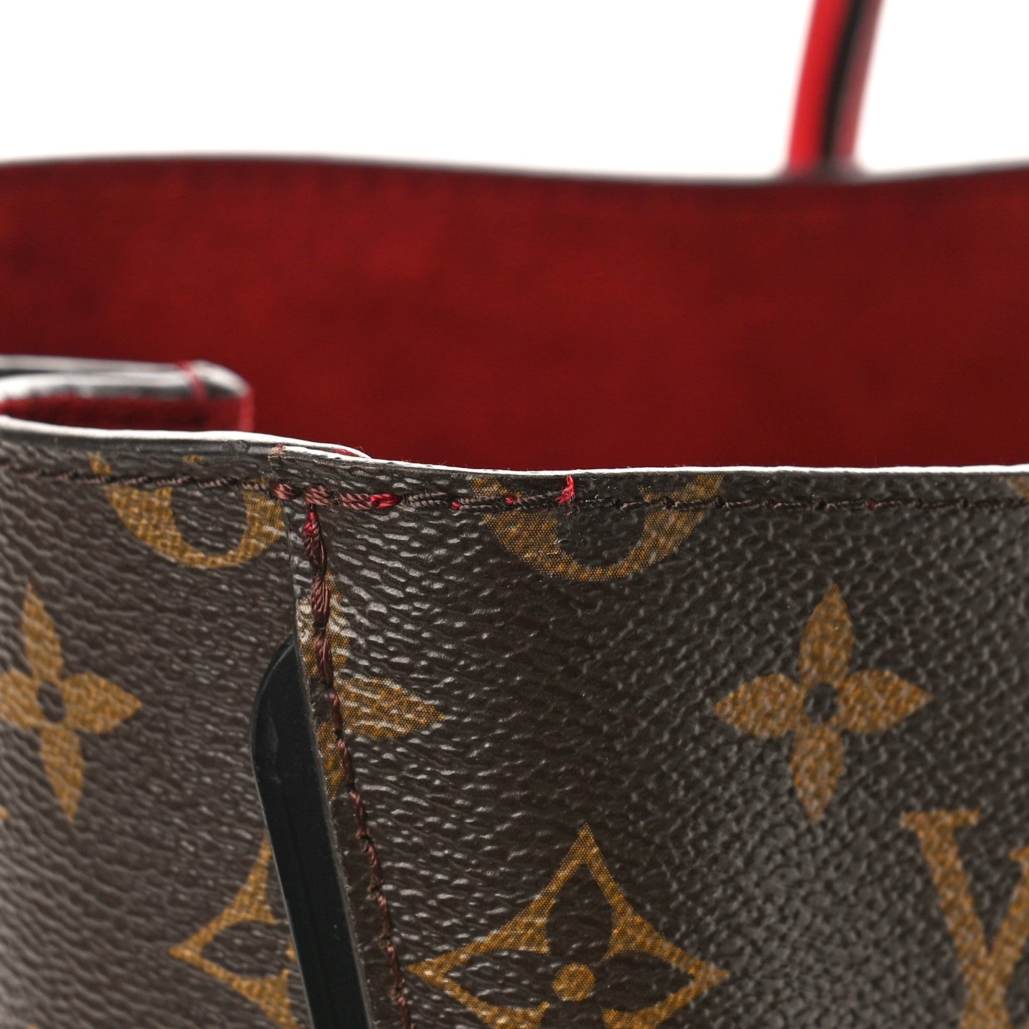 Louis Vuitton Calfskin Monogram Kimono Tote Cherry 9 of 12