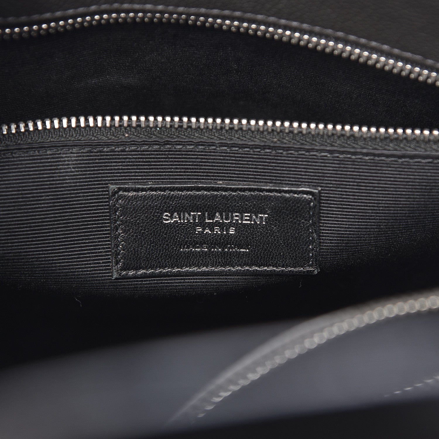 Saint Laurent Grained Calfskin Small Sac De Jour Black 6 of 14