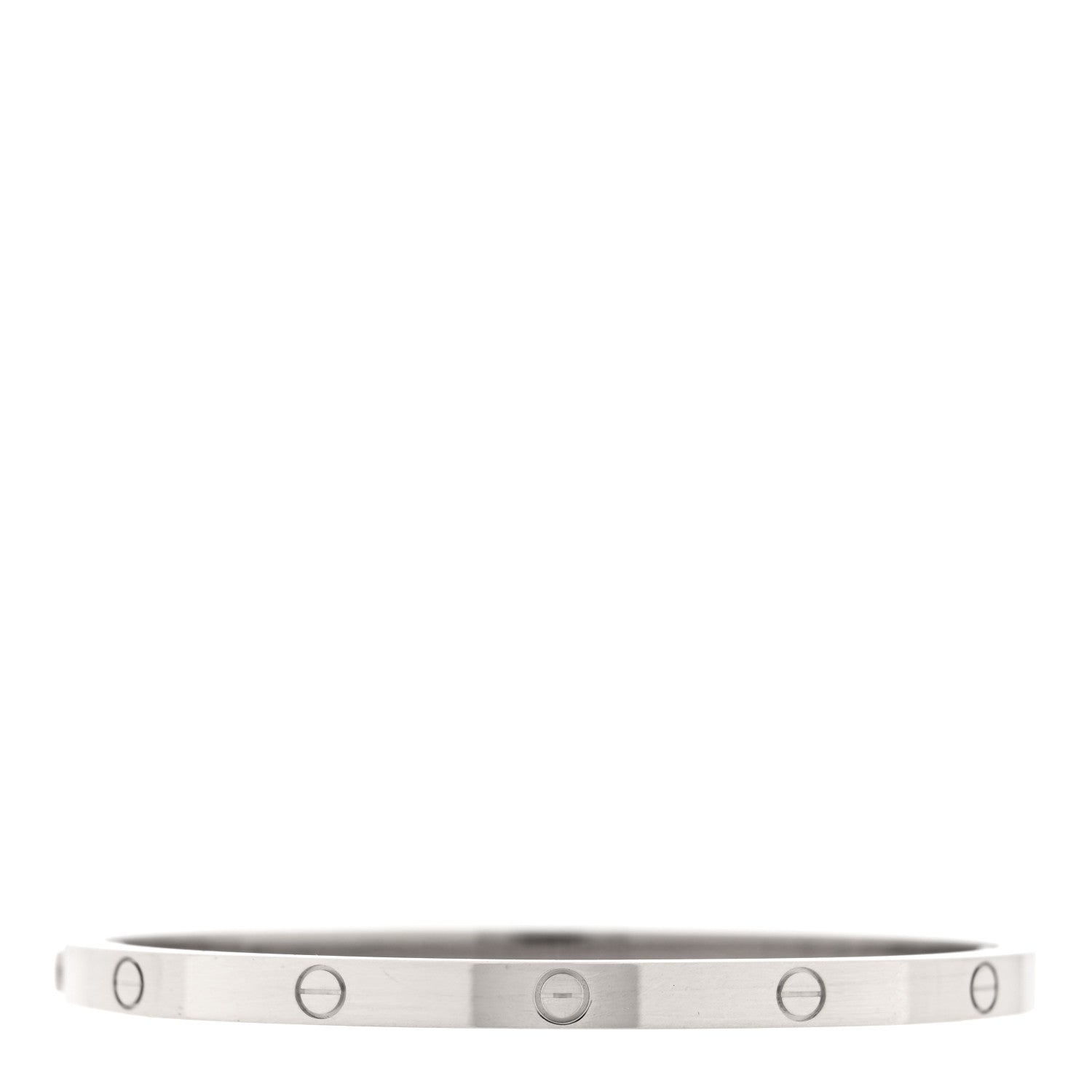 Cartier 18K White Gold Small LOVE Bracelet 15 2 of 7