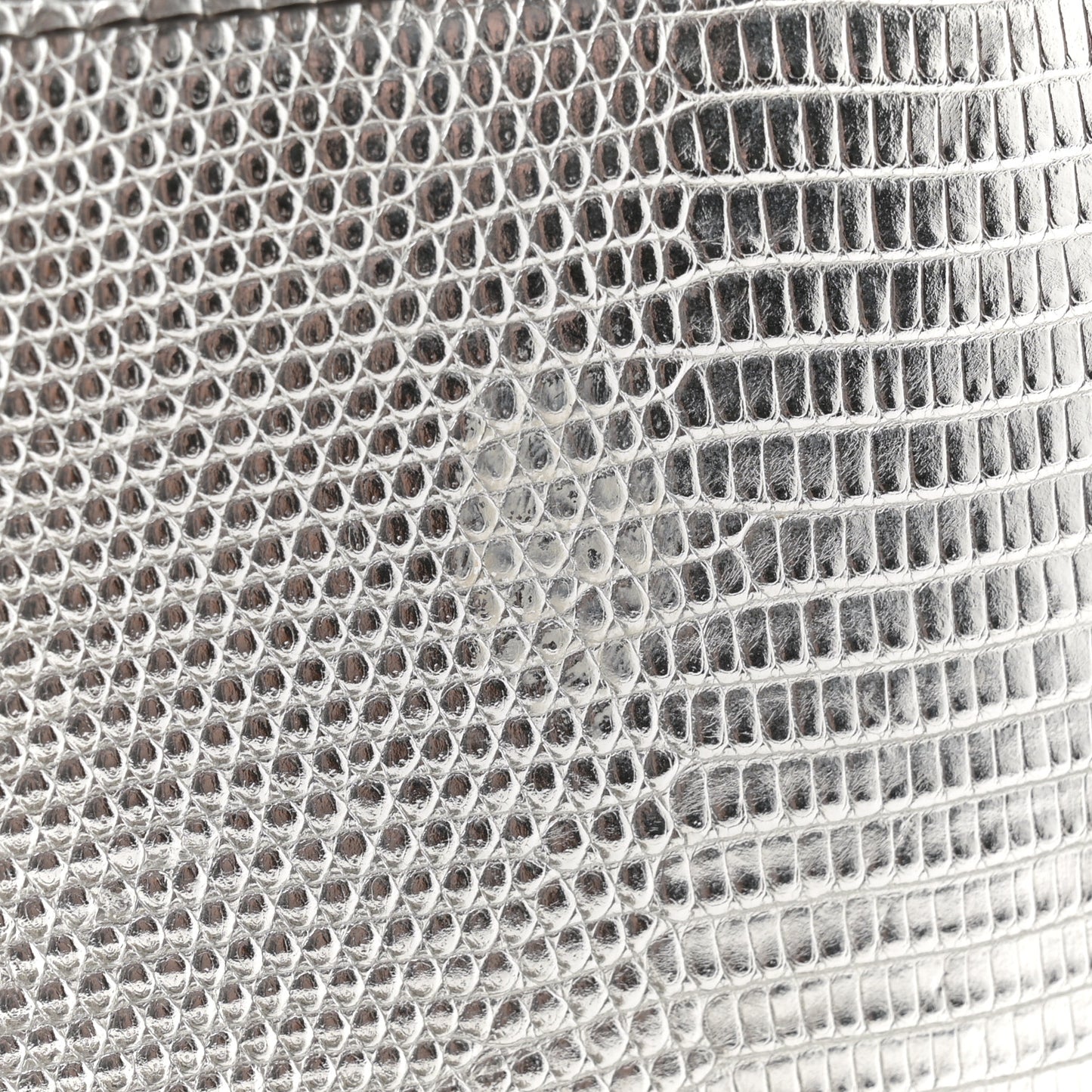 Lizard Crystal Small Dionysus Shoulder Bag Silver