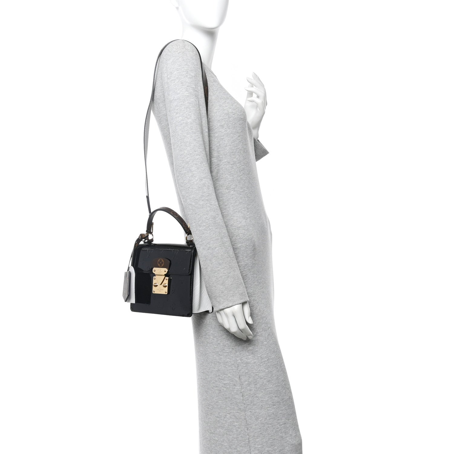 Louis Vuitton Vernis Epi Monogram Spring Street Black 2 of 11