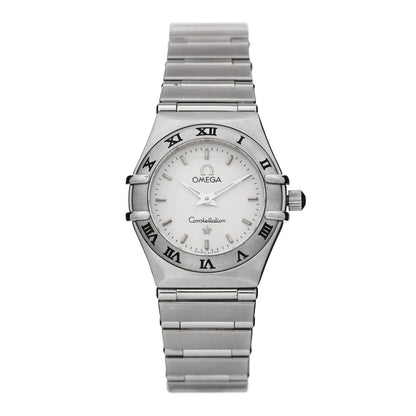Omega Stainless Steel 22mm Constellation Quartz Watch White 1562.30 1 of 5