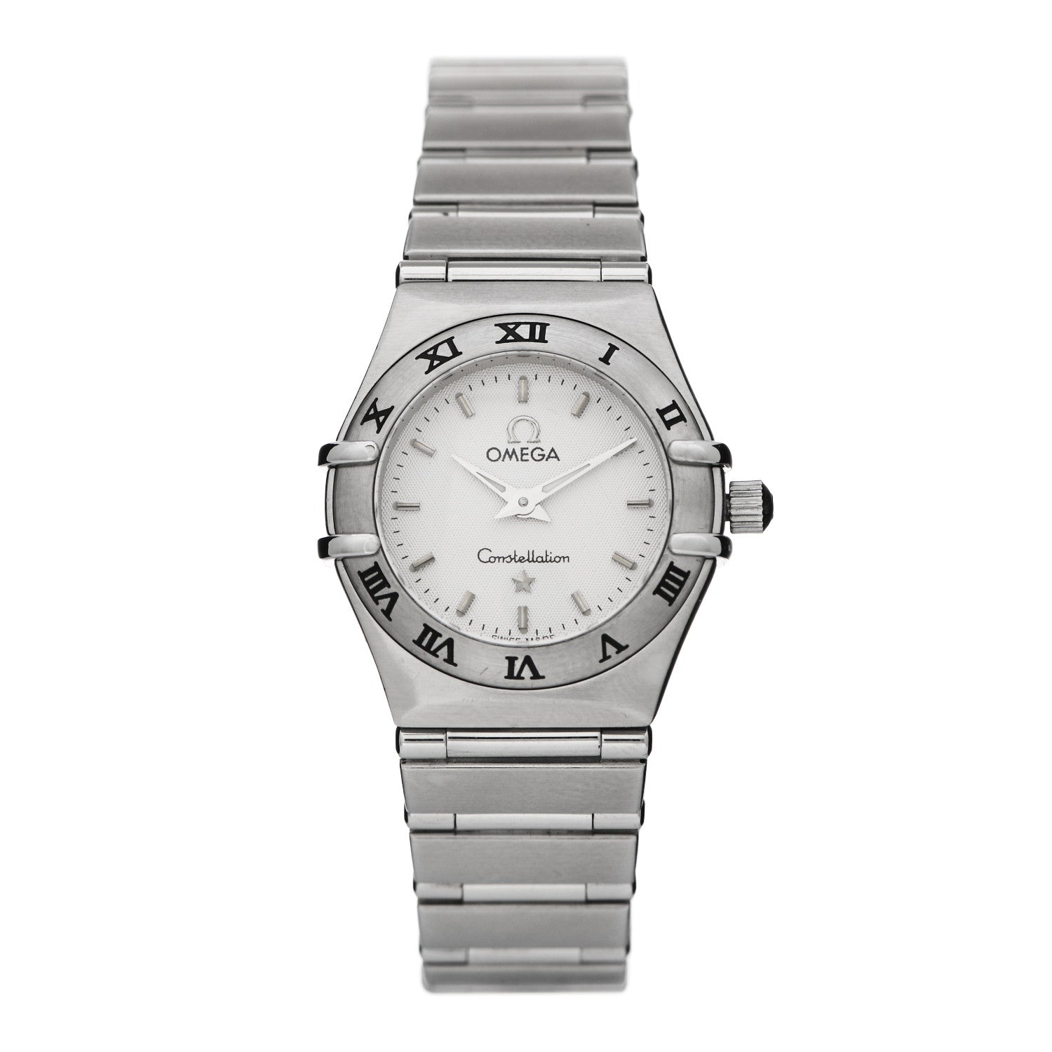 Omega Stainless Steel 22mm Constellation Quartz Watch White 1562.30 1 of 5