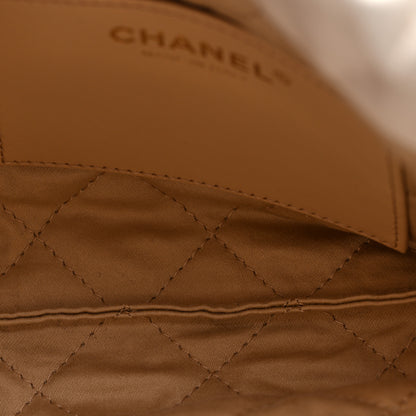 Chanel Shiny Calfskin Quilted Mini Chanel 22 White Black 5 of 10